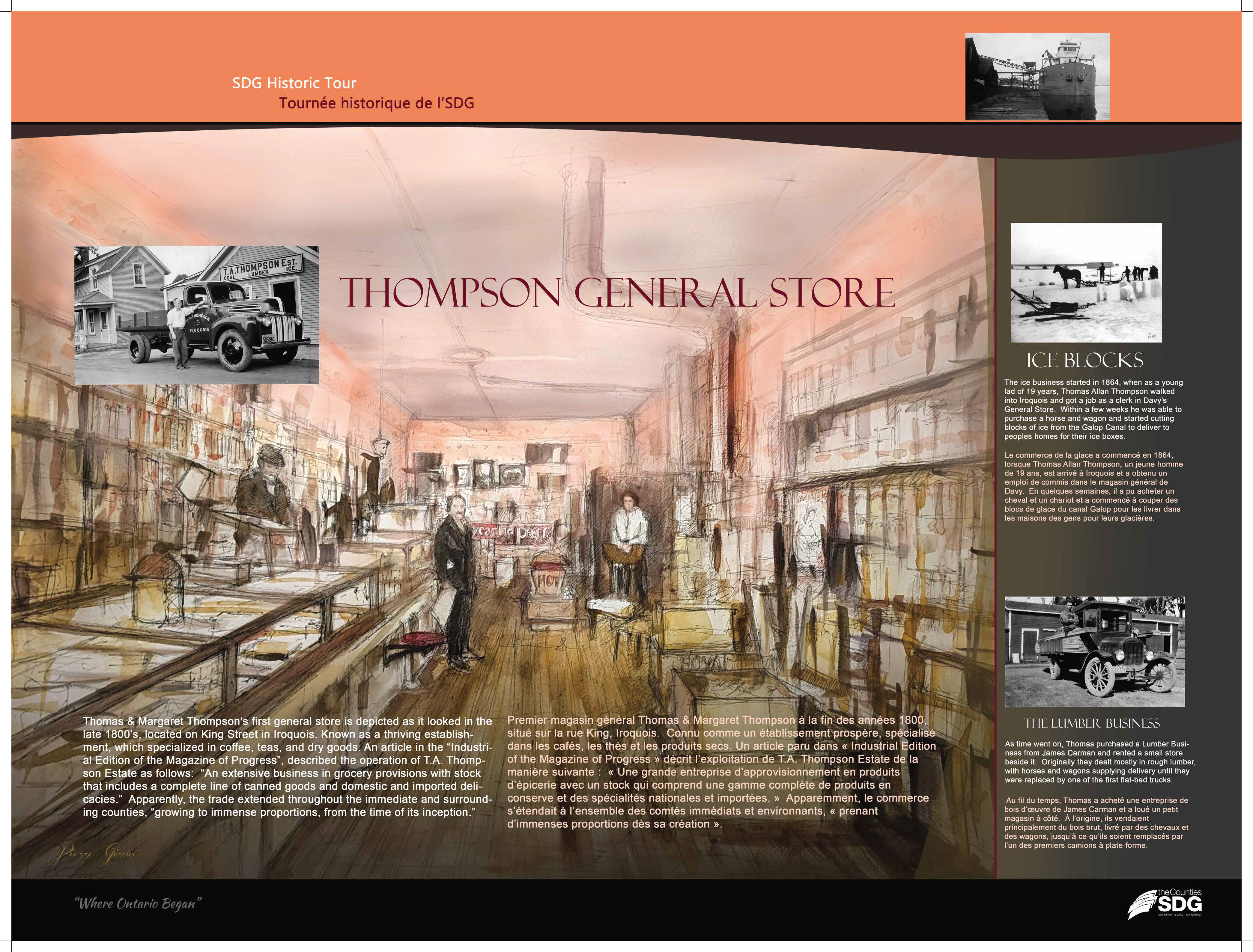 thompson family plaque