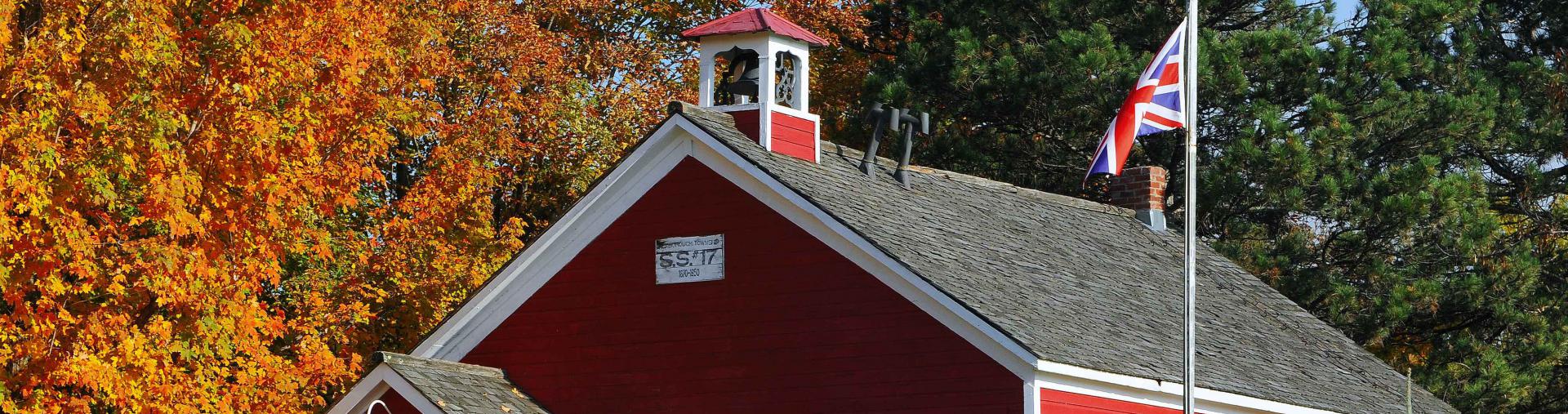 schoolhouse at the Lost Villages Museum