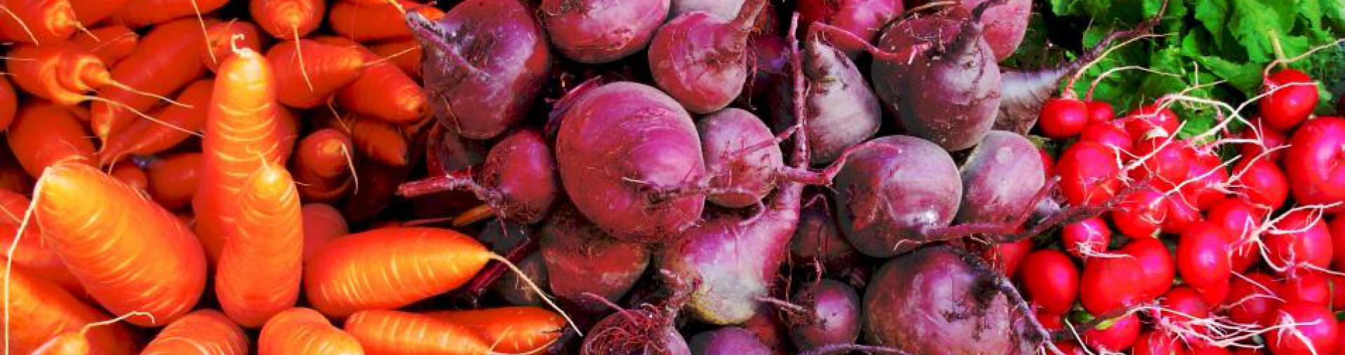 vegetables at farmers market