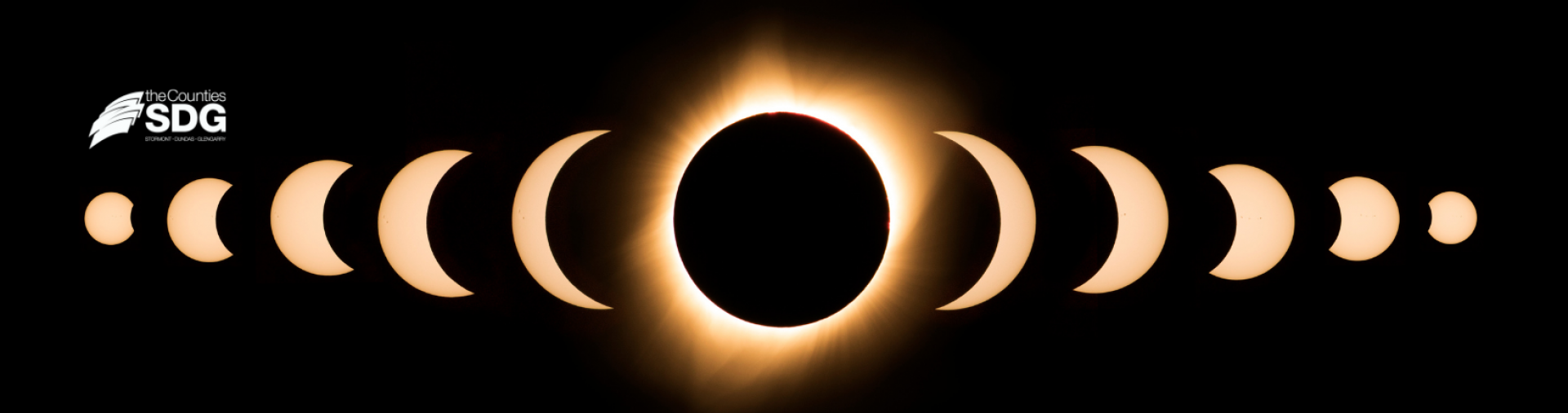 Eclipse panorama
