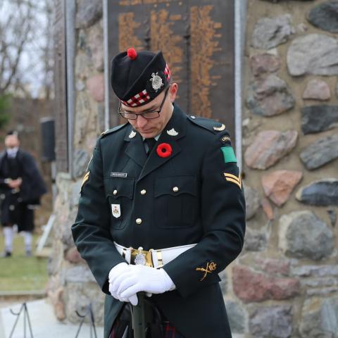 The Counties' own SD and G Highlanders make changes to Nov. 11 commemorations