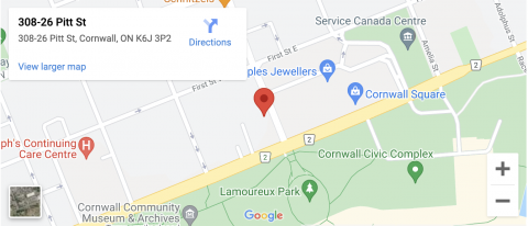 Cornwall Court Google map