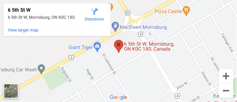 Morrisburg Court Google map