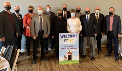 The Eastern Ontario Wardens’ Caucus (EOWC) met on Friday, March 11, 2022 in the County of Lennox and Addington for a priority setting meeting in order to establish its 2022 advocacy efforts. This was the first in-person meeting of the Caucus since the emergence of COVID-19.