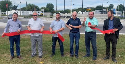 Ribbon-cutting in Morrisburg.