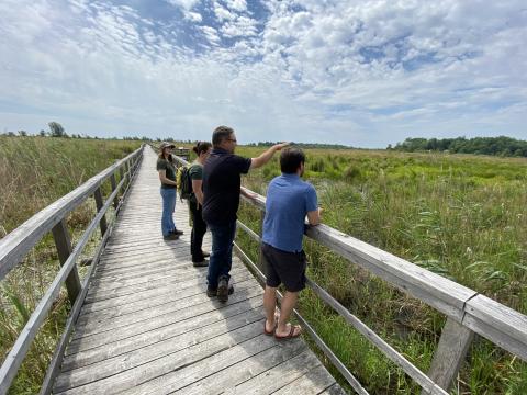 The RRCA now offers free guided walks and a lending library at Cooper Marsh Conservation Area in South