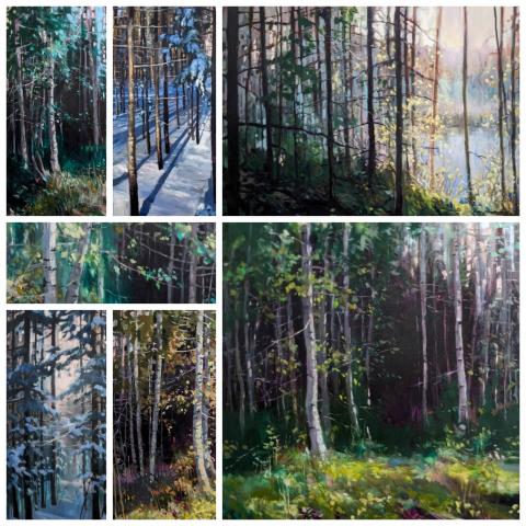 Pierre Giroux's paintings